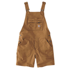 Carhartt 106197 Women's Relaxed Fit Canvas Shortall - Brown