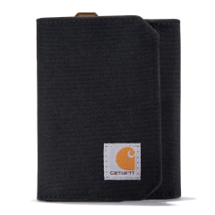 Carhartt B0000236 Nylon Duck Trifold Wallet - Men's - Black
