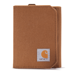 Carhartt B0000236 Nylon Duck Trifold Wallet - Men's - Carhartt Brown