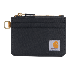 Carhartt B0000245 Zippered Card Keeper Wallet - female - Black