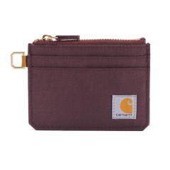 Carhartt B0000245 Zippered Card Keeper Wallet - female - Deep Wine