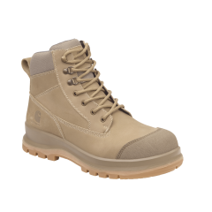 Carhartt F702923 Detroit 6" S3 Zip Safety Boot - Unisex - Dark Khaki