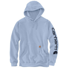Carhartt K288 Sleeve Logo Pocket Hoodie - Fog Blue