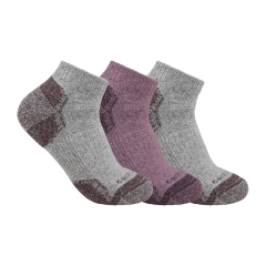 Carhartt SL2623W Cotton Blend Low Cut Sock 3 Pack - female - Assorted