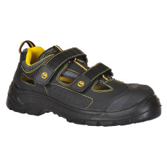 Portwest FC04 Compositelite ESD Tagus Sandal S1P (Black)