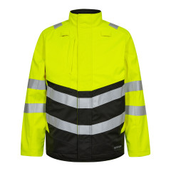 Engel Safety+ Flame Retardant Softshell Jacket (1324-185) - Hi-Vis Yellow/ Black