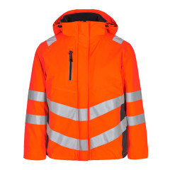 Engel Safety Women's Winter Jacket (1943-930) - Hi-Vis Orange/Anthracite Grey