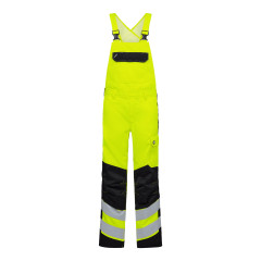 Engel Safety+ Flame Retardant Bib And Brace Overall (3321-188) - Hi-Vis Yellow/ Black
