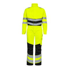 Engel Safety+ Flame Retardant Boiler Suit Coverall (4231-188) - Hi-Vis Yellow/ Black
