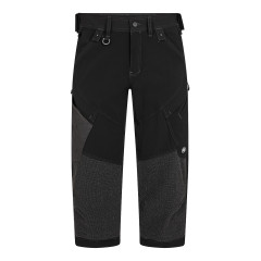 Engel X-Treme Work 3/4 Trouser - Pirate Shorts with 4-Way Stretch (6368-317) - Black