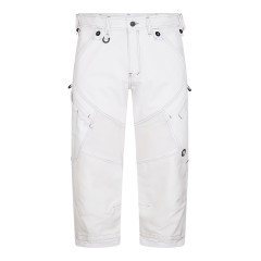 Engel X-Treme Work 3/4 Trouser - Pirate Shorts with 4-Way Stretch (6369-317) - White