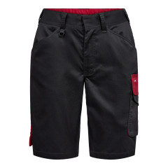 Engel Galaxy Women's Work Shorts with Stretch (6816-255) - Anthracite Grey/Tomato Red
