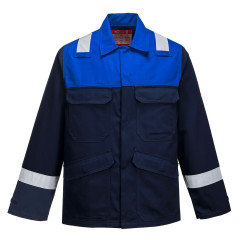 Portwest FR55 Bizflame Plus Welding Jacket - Flame Retardant (Navy/Royal)