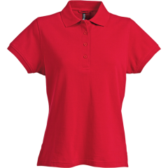 Fristads Acode Ladies Heavy Pique Polo Shirt 1723 PIQ (Red)