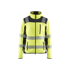 Blaklader 4967 Women's Hi-Vis Knitted Jacket - Hi-Vis Yellow/Black