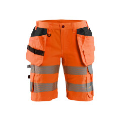 Blaklader 7186 Women's Hi-Vis Shorts With Stretch - Orange
