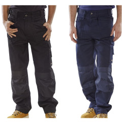 Beeswift Click Premium Multi Pocket Trousers (Black or Navy)
