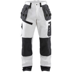 Blaklader 1510 Painter Trouser X1500 (White/Grey) - 28 W 30 L (C42) - SALE