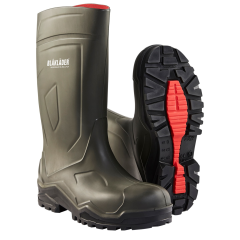 Blaklader 2422 Safety Wellington Boot S5 CI SRC  - Composite Toecap (Army Green/Black)