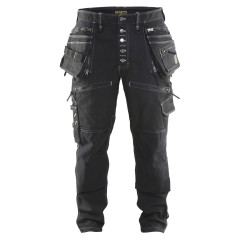 Blaklader X1900 Craftsman Stretch Trousers Denim/Cordura (Black)X1999