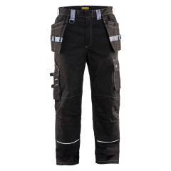 Blaklader 1461 Flame Retardant Craftsman Trousers (Black / Grey)