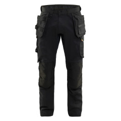 Blaklader 1750 Craftsman Lightweight Stretch Trousers with Holster Pockets (Black)