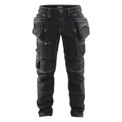 Blaklader 1990 Craftsman Trousers with Stretch X1900 (Black)