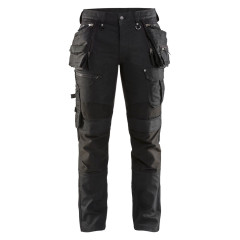 Blaklader 1990 Craftsman Trousers with Stretch X1900 - Black/Black