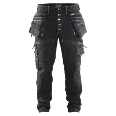 Blaklader X1900 Craftsman Stretch Trousers Denim/Cordura (Black) X1999