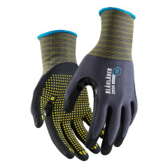 Blaklader 2935 Nitrile-Dipped Work Gloves With Dot Grip - Grey (Pair)