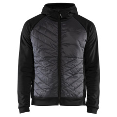 Blaklader 3463 Hybrid Sweater Jacket (Black / Dark Grey)