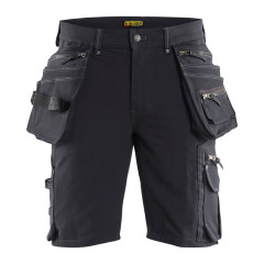 Blaklader 1988 Craftsman Shorts 4-way Stretch X1900 (Dark Grey/Black)