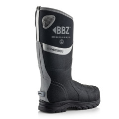 Buckbootz BBZ9000 Neoprene Rubber Safety Wellington Boots (Black)