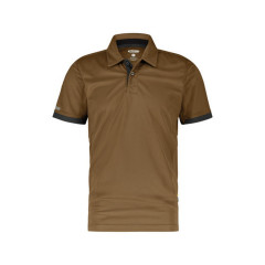 Dassy 710026 Traxion Polo Shirt - Clay Brown/Anthracite Grey - Large - SALE
