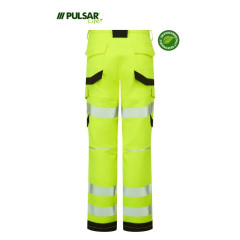 PULSAR LIFE GRS Ladies Stretch Combat Trouser LFE971-YEL (Hi Vis Yellow)