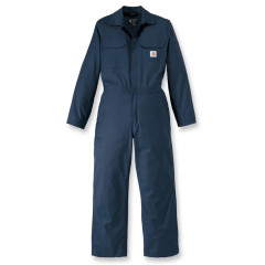 Carhartt 105019 Rugged Flex Canvas Coverall - Men's - Navy - Medium - SALE