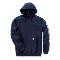 Carhartt K288 Sleeve Logo Hoodie Sweatshirt - Men's - New Navy