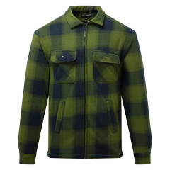 Fort Workwear Portman Shacket - Sherpa Fleece Lined - Green