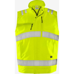 Fristads 5067 GPLU High Vis Green Class 2 Waistcoast (Hi-Vis Yellow)