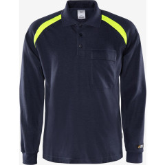 Fristads Flame Long Sleeve Polo Shirt 784 PFLA (Dark Navy)