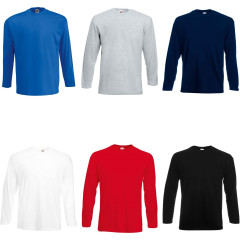 Fruit of The Loom Valueweight Long Sleeved T-Shirt SS032