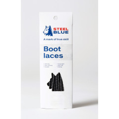 Steel Blue Safety Boot Laces 2PK - 140cm or 160cm - Graphene