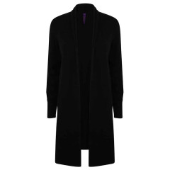 Henbury H719 Ladies Longline Open Cardigan
