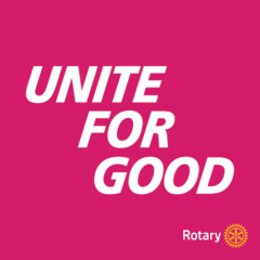 Unite For Good - Cranberry (500mm x 500mm)