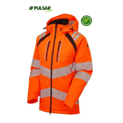 PULSAR LIFE GRS Ladies Insulated Waterproof Parka LFE969-ORG  Rail Spec (Hi Vis Orange)