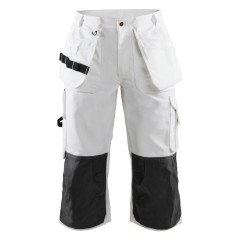 Blaklader 1540 Pirate Shorts 100% Cotton (White) - 32 W 31 L (C46) - SALE