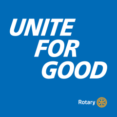 Unite For Good - Azure Blue (500mm x 500mm)