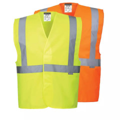 Portwest C472 Hi-Vis One Band & Brace Vest - Class 2, Rail Spec