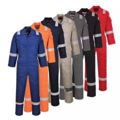 Portwest FR21 Flame Resistant Super Light Weight Anti-Static Coverall 210g