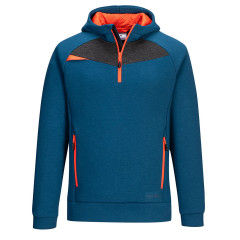 Portwest DX467 DX4 Quarter Zip Hoodie (Metro Blue)